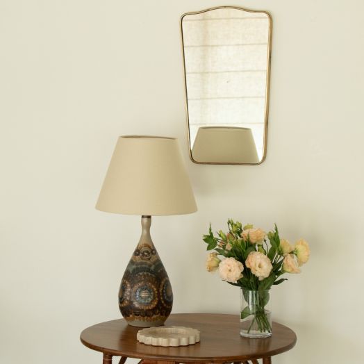 1950s Italian Brass Mirror