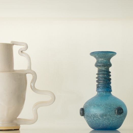 Italian Scavo Style Vase 