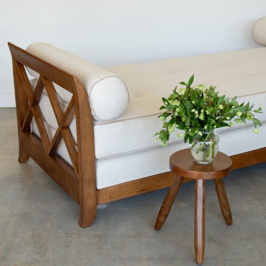 1940's French Daybed in the Style of Jean Royere 