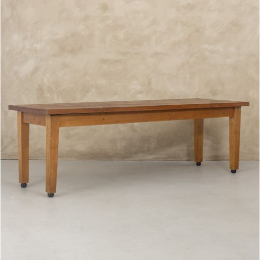French Rustic Wood Farm Table