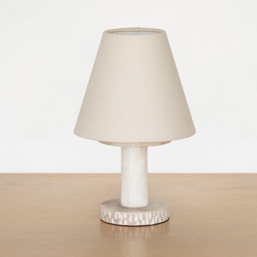 French Alabaster Table Lamp