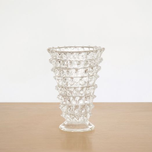 1940's Rostrato Glass Vase by Barovier