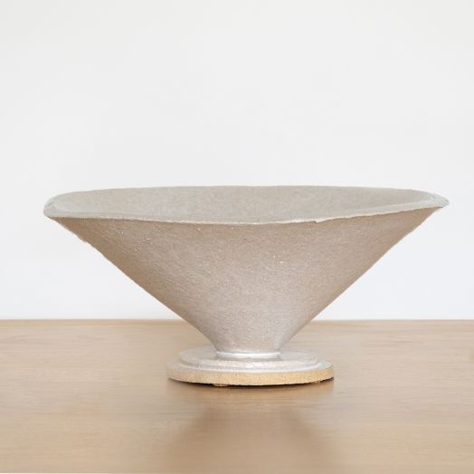 Ceramic Cone Bowl, White