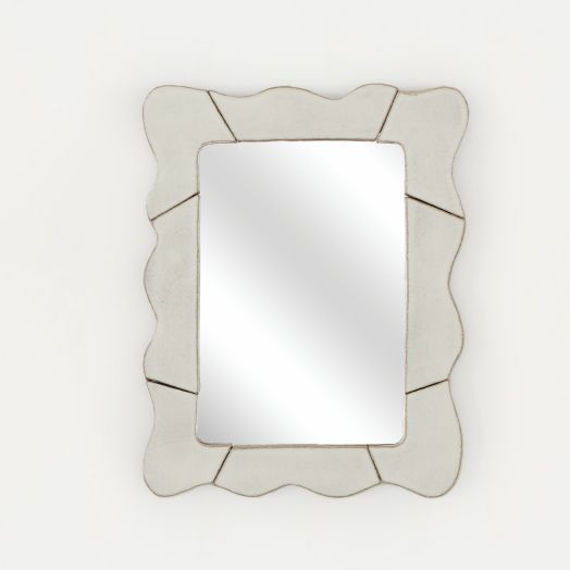 Ceramic Wavy Mirror