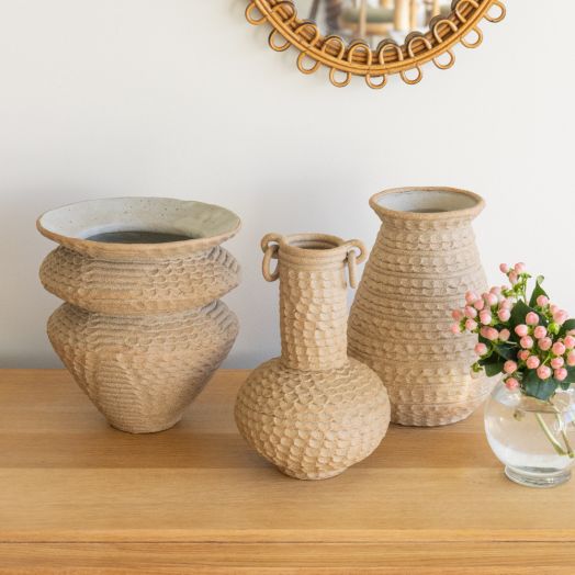 Long Neck Orb Vase
