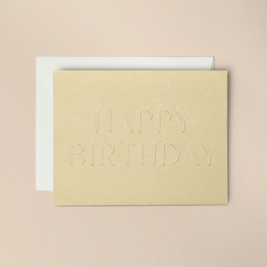 Happy Birthday Card, Sand