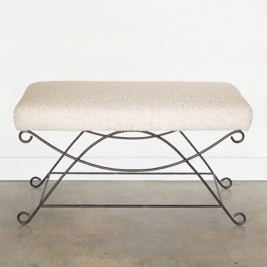 Panoplie Iron Loop Bench, Poodle
