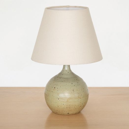 French Ceramic Globe Lamp