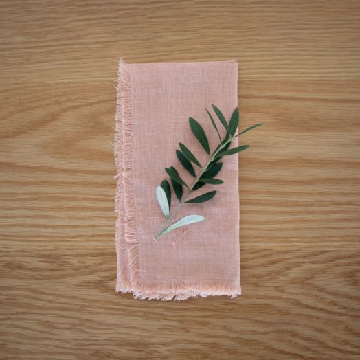 Linen Napkins, Salmon