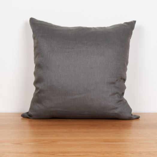 Linen Pillow 24", Gray