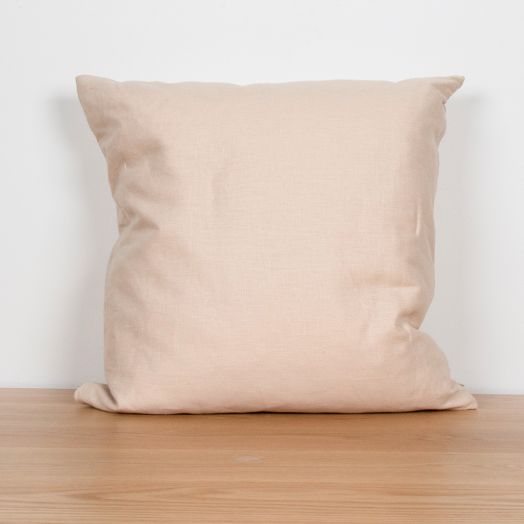 Linen Pillow 24", Ecru