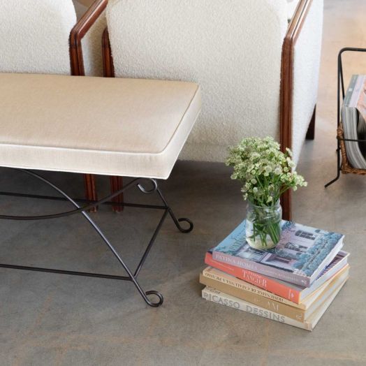 Panoplie Iron Loop Bench, Trim