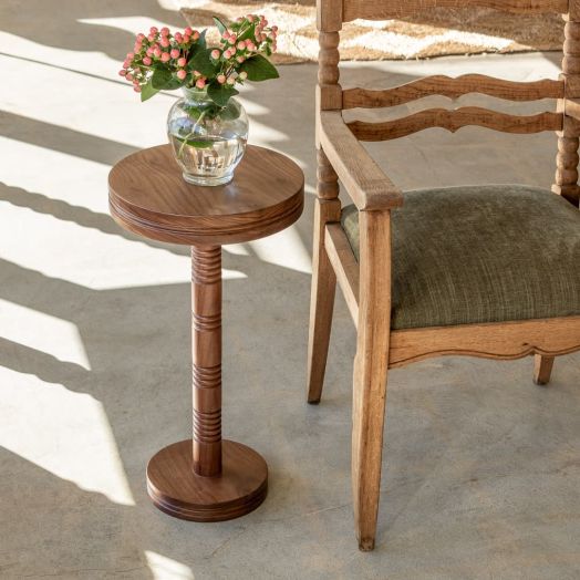 Panoplie Drink Table, Walnut