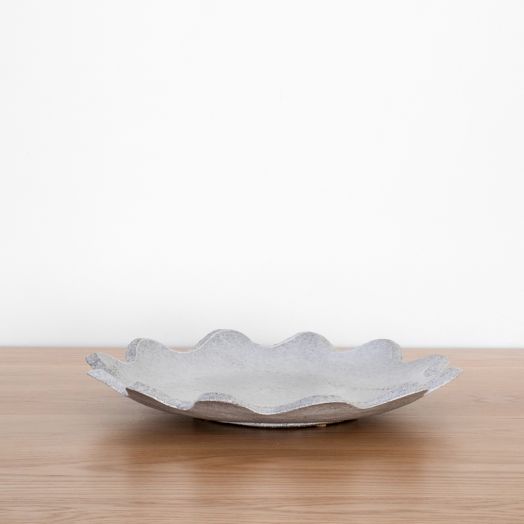 Ceramic Scalloped Platter