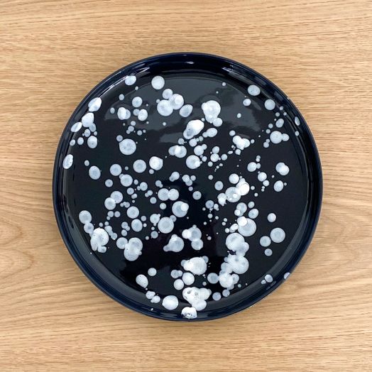 Ceramic Splatter Plate, Large