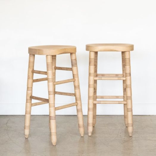 Panoplie Barstool, White Oak