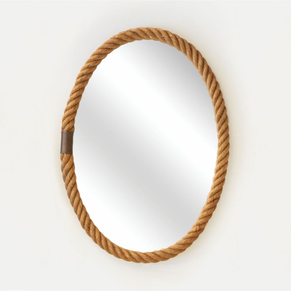 Panoplie Large Rope Oval Mirror by