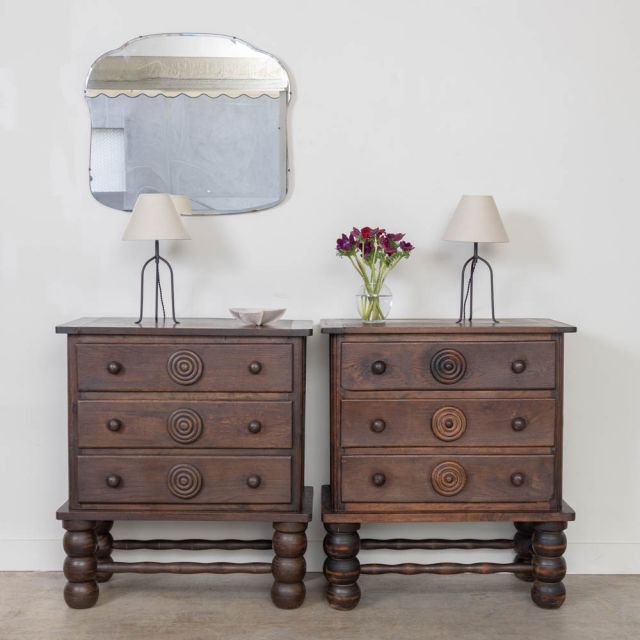 French Oak Dresser by Charles Dudouyt