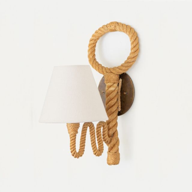 French Rope Sconce by Audoux Minet