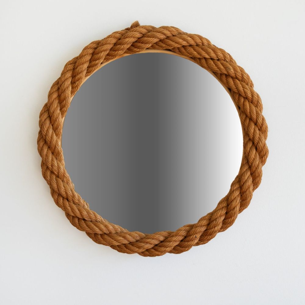 Panoplie - French Rope Mirror by Audoux-Minet