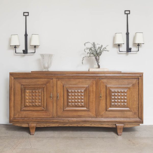 1940s French Oak Sideboard