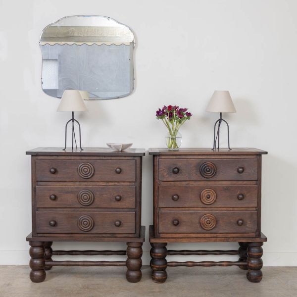 French Oak Dresser by Charles Dudouyt