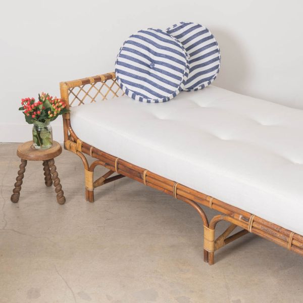 1960s French Rattan Daybed