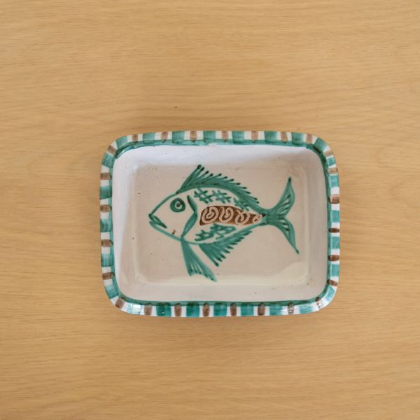 French Ceramic Vide Poche by Robert Picault, Fish
