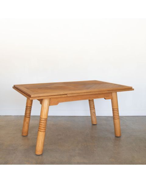 French Extendable Table or Desk by Charles Dudouyt