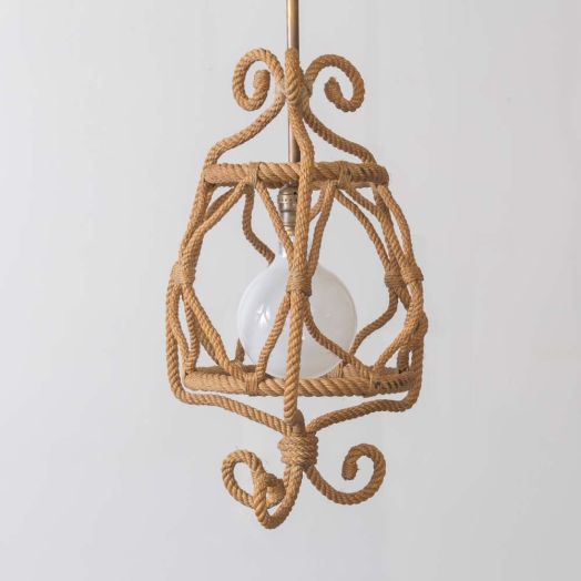 Audoux Minet French Rope Lantern Pendant