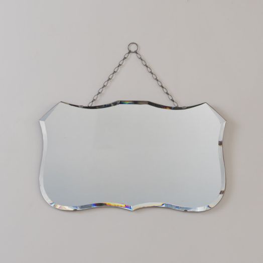 1930s French Art Deco Beveled Mirror