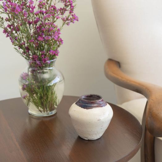 Petite Spanish Ceramic Bud Vase