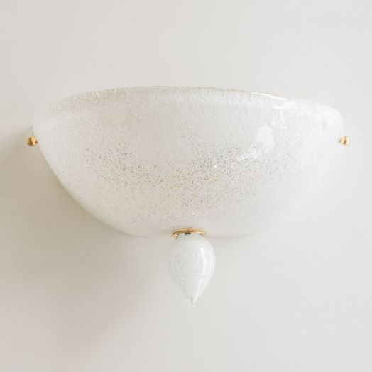 Italian Blown Glass Sconce