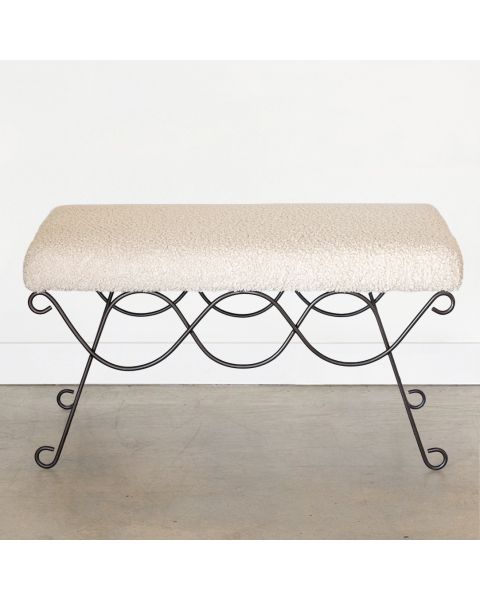 Panoplie Iron Double Loop Bench, Poodle