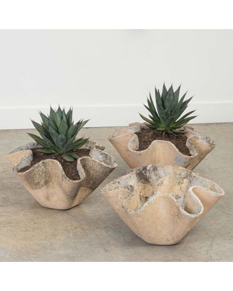 1960's Willy Guhl Clam Shell Planter