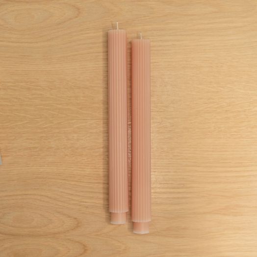 Fancy Taper Candles, 10" Petal