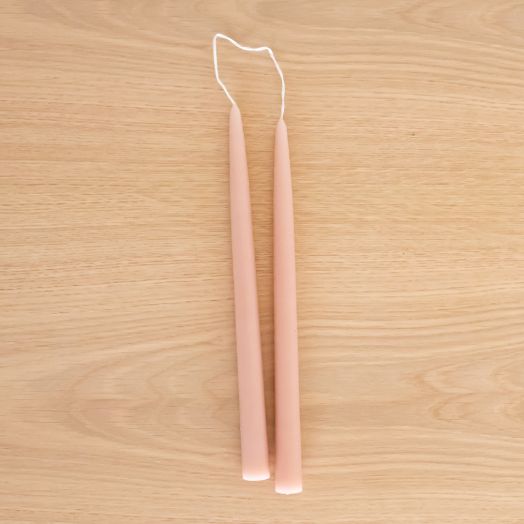 12" Tapered Candles, Petal