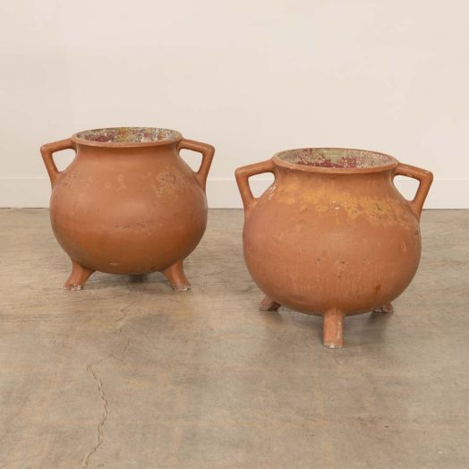 1960s Willy Guhl Concrete Cauldron Planter
