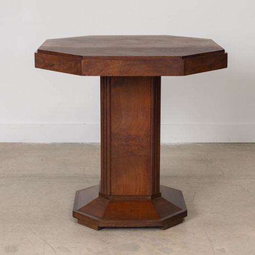 French Art Deco Oak Table