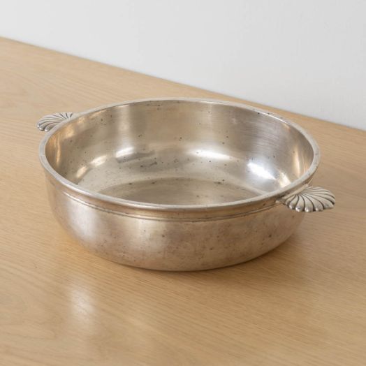 Large French Art Deco Silver Bowl