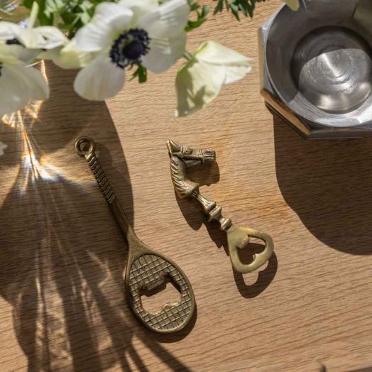 French Brass Horse Bottle Opener