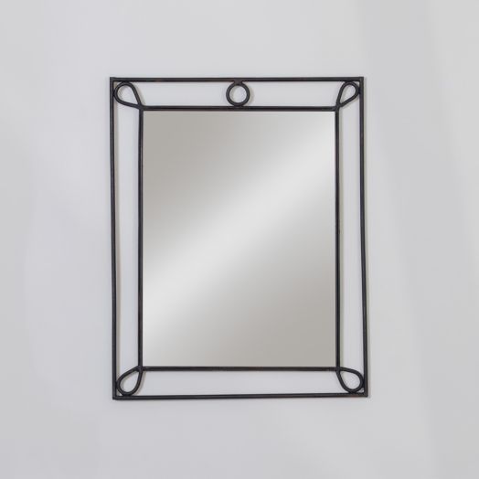 French Iron Loop Mirror