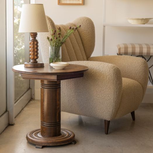 French Oak Gueridon Table