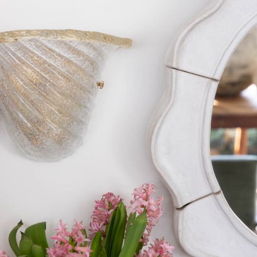 Pair of Italian Glass Sconces
