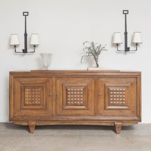 1940s French Oak Sideboard