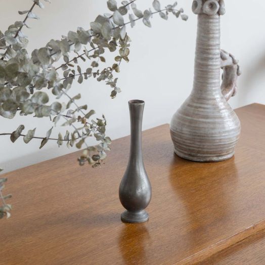 French Pewter Bud Vase