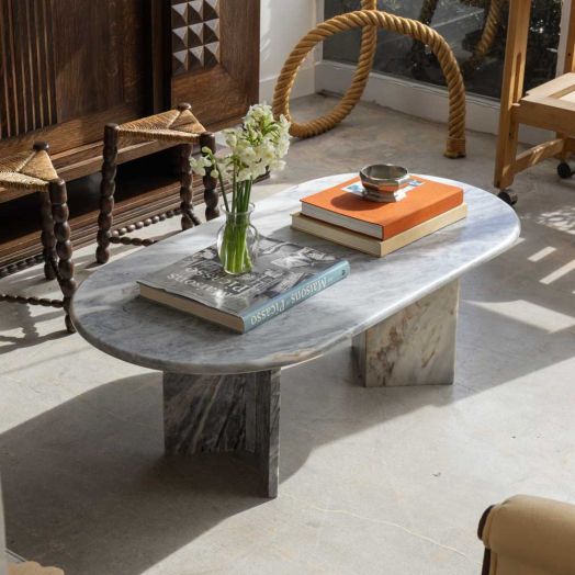 1960s Italian Marble Coffee Table