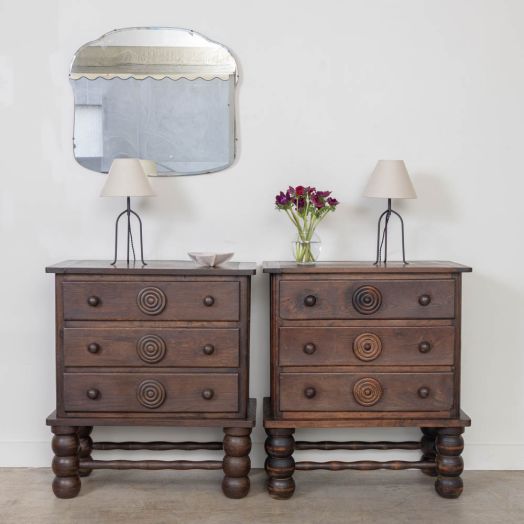 French Oak Dresser by Charles Dudouyt