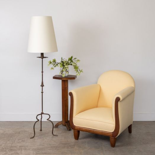 1940s Spanish Iron Floor Lamp
