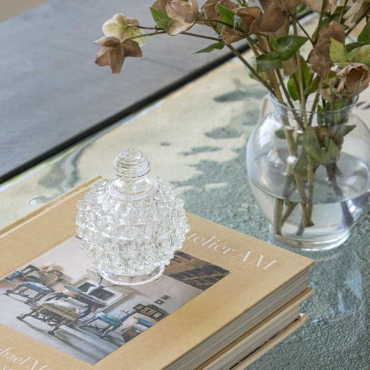 Italian Rostratto Barovier Bud Vase with Top